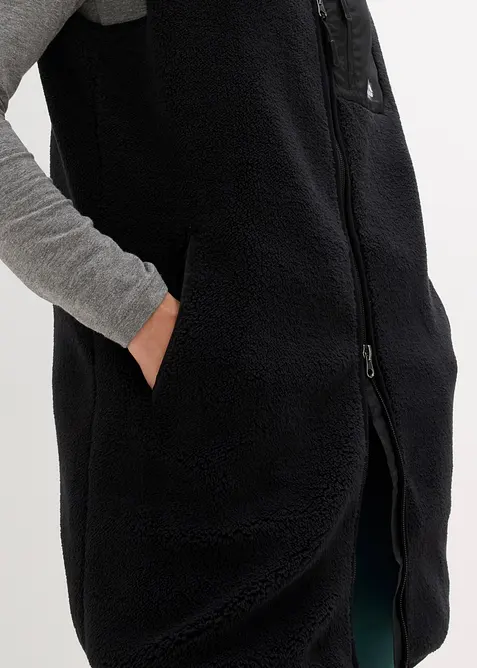 Gilet in pile teddy, bonprix