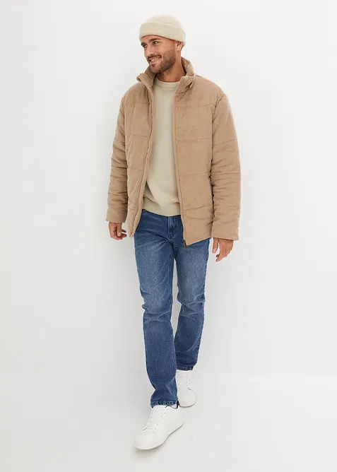 Jeans elasticizzati in denim robusto pregiato regular fit, straight, bonprix