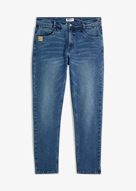 Jeans elasticizzati in denim robusto pregiato regular fit, straight, bonprix