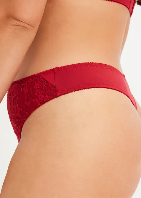 Perizoma alto lucido (pacco da 2), bonprix