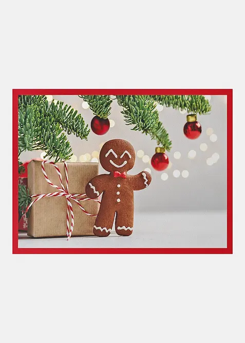 Zerbino con motivo natalizio, bonprix