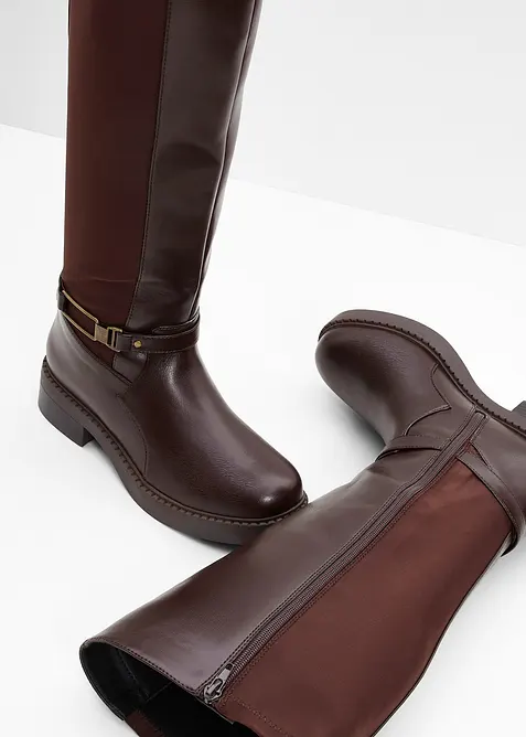 Stivali con gambale largo, bonprix