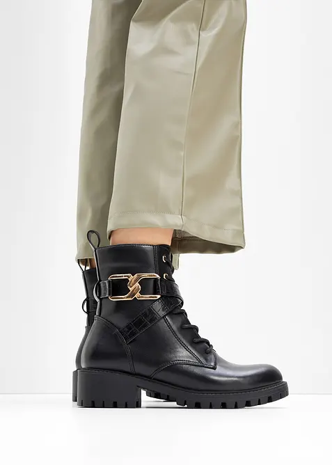 Scarponcini con fibbia, bonprix