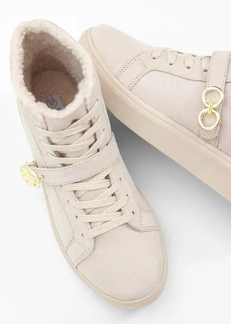 Scarponcini stringati foderati, bonprix