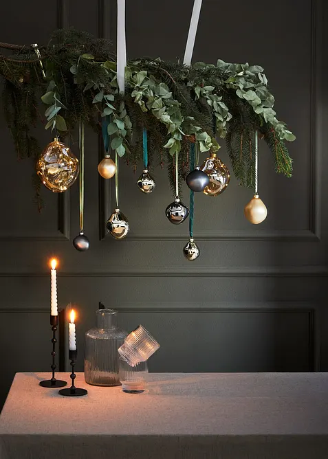 Palline di Natale di forma organica (pacco da 6), bonprix