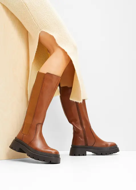 Stivali in pelle, bonprix