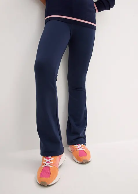 Leggings termici con interno garzato, flared, bonprix