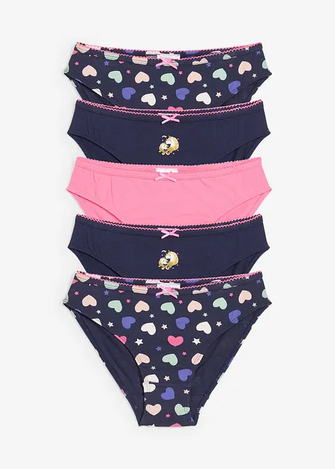 Slip con morbido cotone (pacco da 5), bonprix