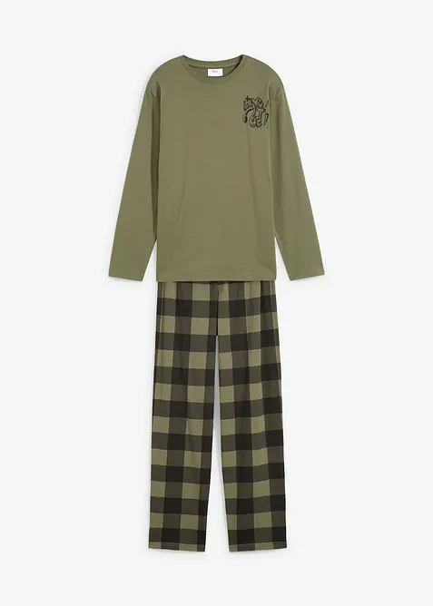 Pigiama in puro cotone biologico, bonprix