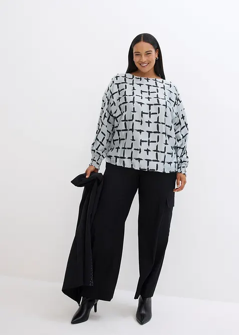 Blusa con maniche a pipistrello, bonprix