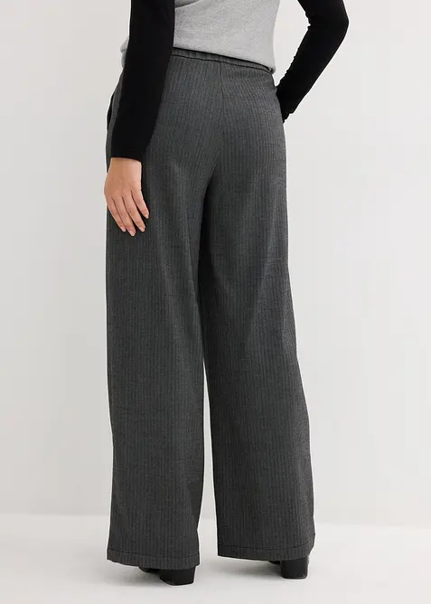 Pantaloni a palazzo con elastico in vita, bonprix