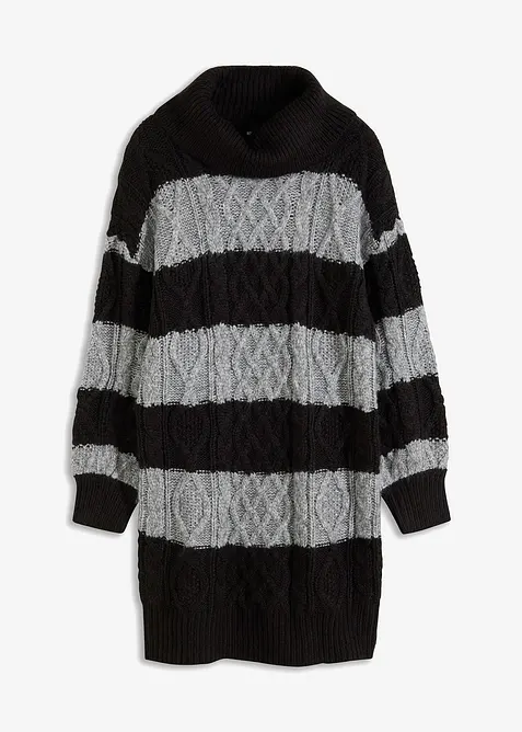 Abito in maglia a righe, bonprix