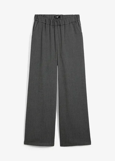 Pantaloni a palazzo con elastico in vita, bonprix