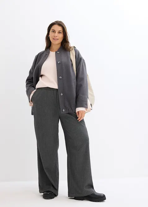 Pantaloni a palazzo con elastico in vita, bonprix