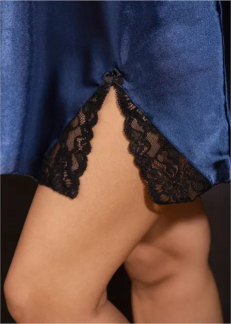 Négligé in satin, bonprix