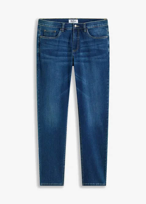 Jeans elasticizzati regular fit, tapered, bonprix