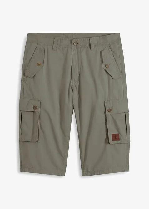 Bermuda cargo in puro cotone, regular fit, bonprix