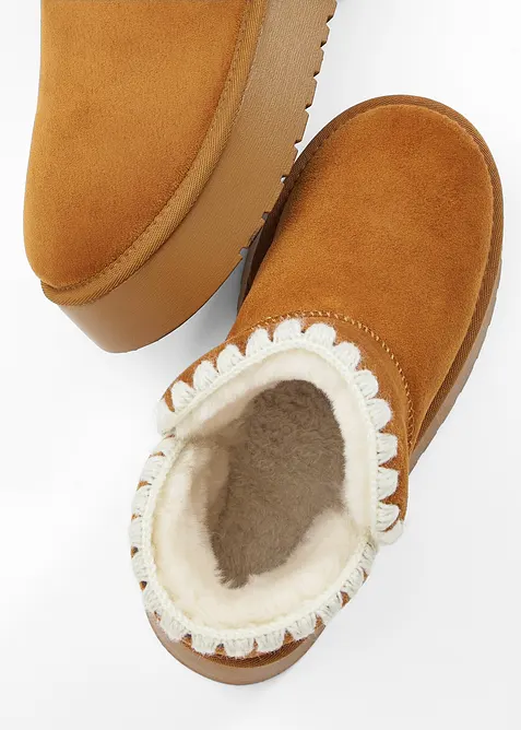 Scarponcini con plateau, bonprix