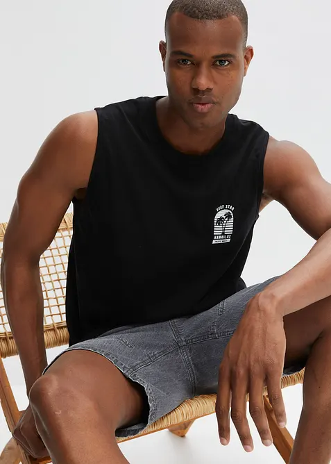 Canotta in puro cotone, loose fit, bonprix