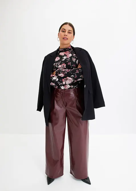 Maglia a maniche lunghe in misto viscosa morbido, bonprix