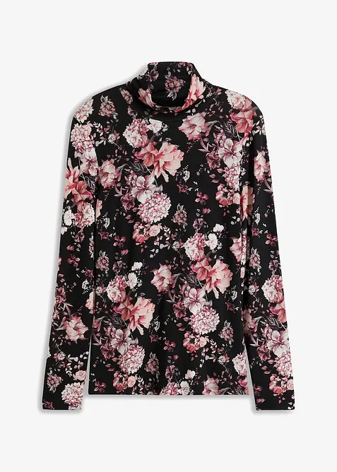 Maglia a maniche lunghe in misto viscosa morbido, bonprix