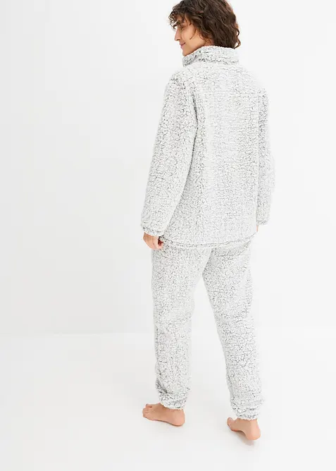 Tuta da casa in pile teddy, bonprix