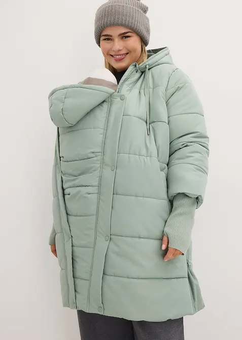 Giaccone prémaman 3 in 1 con inserto babywearing, bonprix