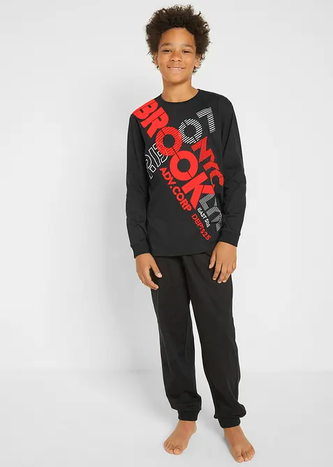 Pigiama in puro cotone biologico, bonprix