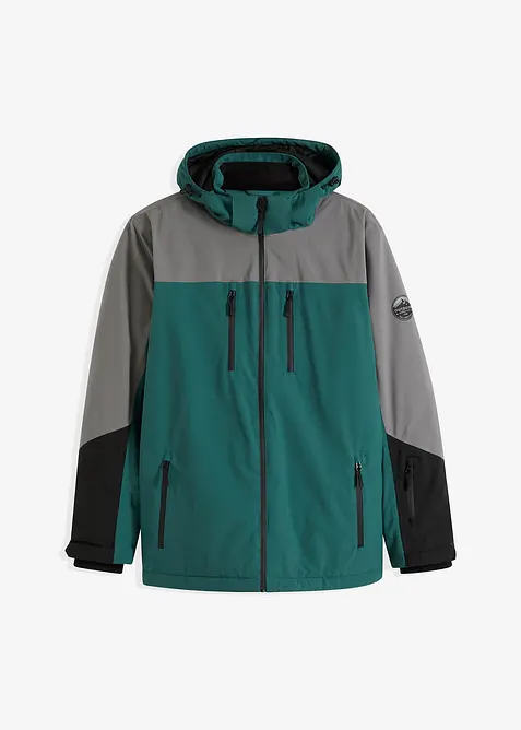 Giacca tecnica impermeabile con ghetta paraneve, bonprix