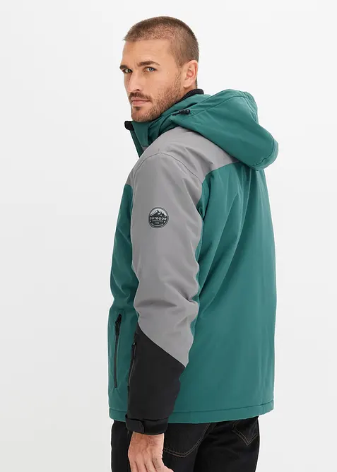 Giacca tecnica impermeabile con ghetta paraneve, bonprix