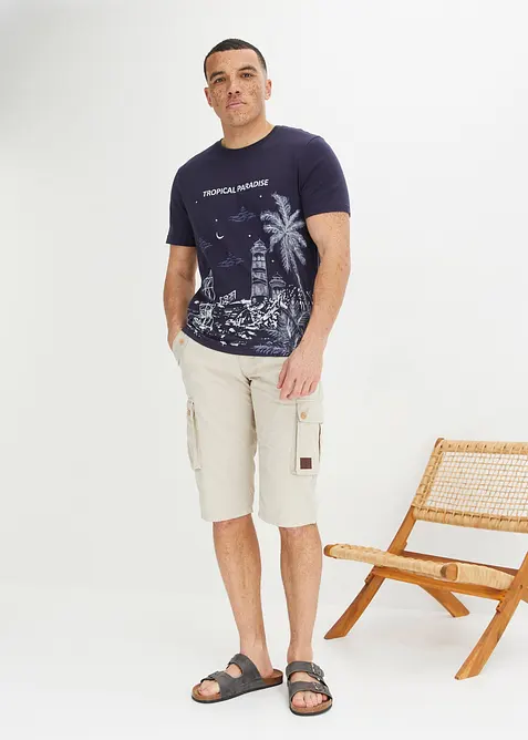 T-shirt in puro cotone, bonprix