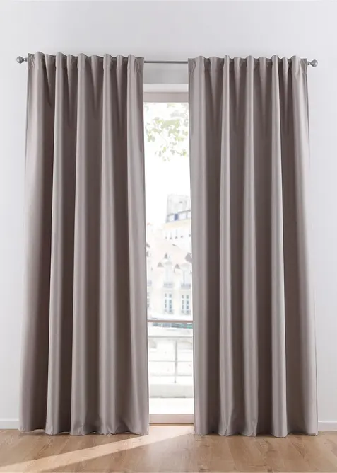 Tenda termica con retro in morbido pile, anche extra lunga (pacco da 1), bonprix