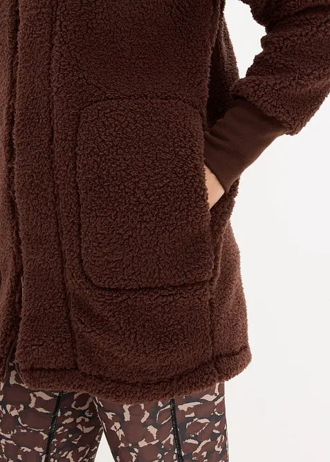 Giacca in pile teddy, bonprix