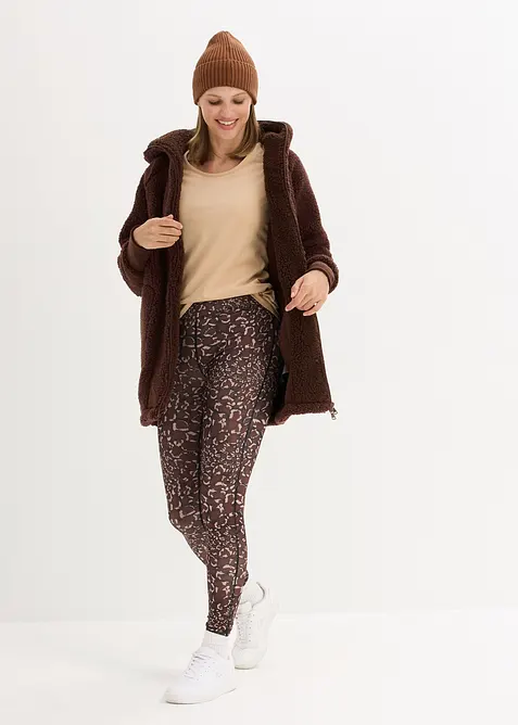 Giacca in pile teddy, bonprix