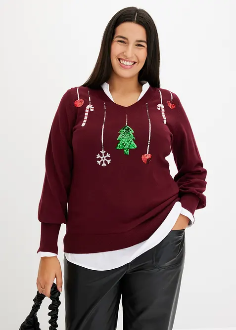 Maglione in filato fine, bonprix