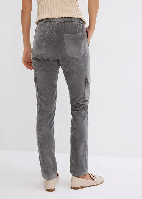 Pantaloni con elastico in vita in velluto a coste, bonprix