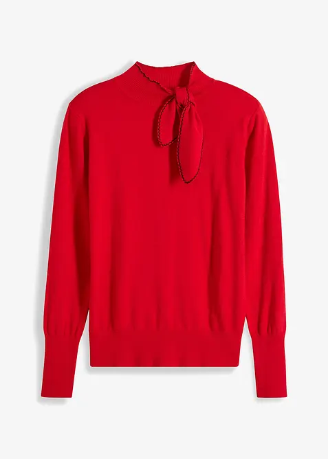 Maglione con fiocco, bonprix