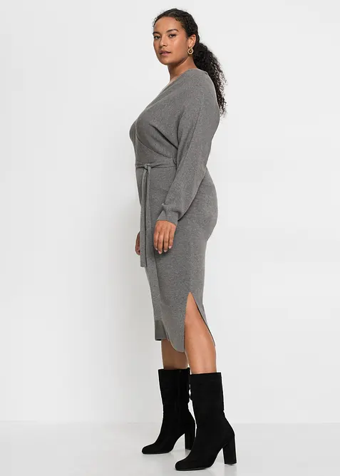 Abito in maglia fluente di misto viscosa, bonprix