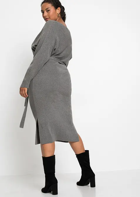 Abito in maglia fluente di misto viscosa, bonprix