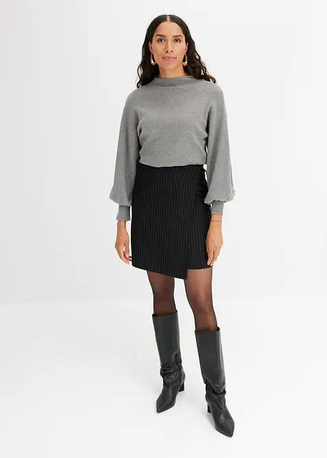 Maglione oversize in misto viscosa, bonprix