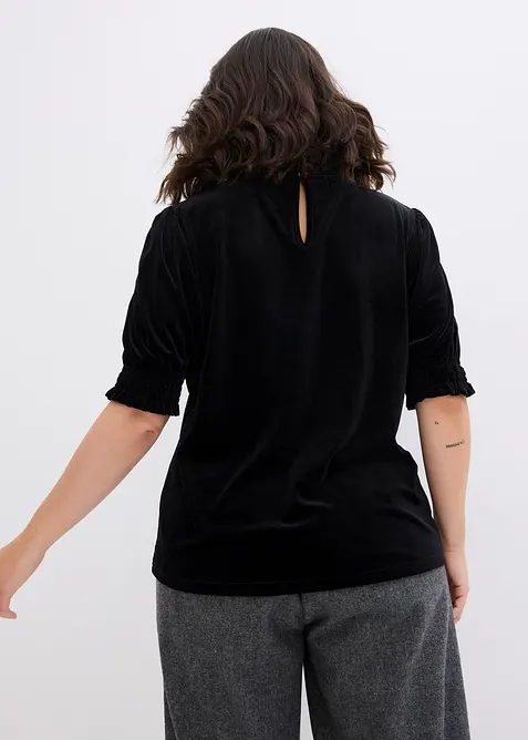 Maglia in velluto morbido, bonprix