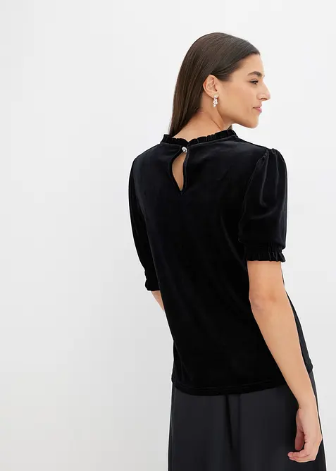 Maglia in velluto morbido, bonprix