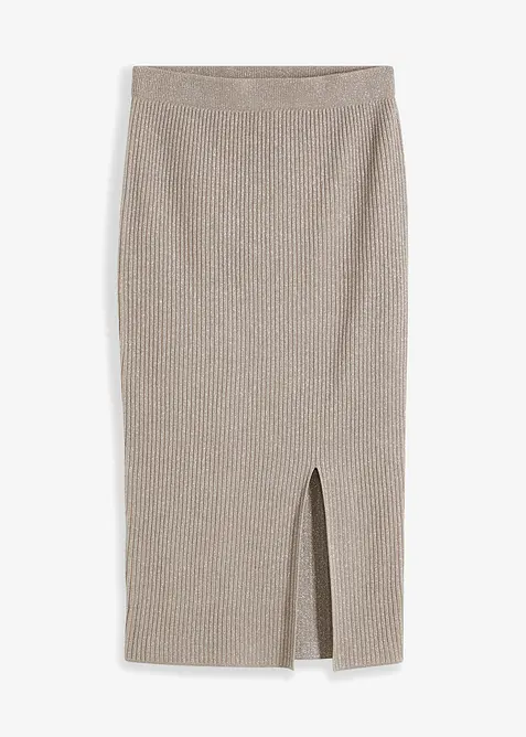 Gonna in maglia di misto viscosa morbido, bonprix
