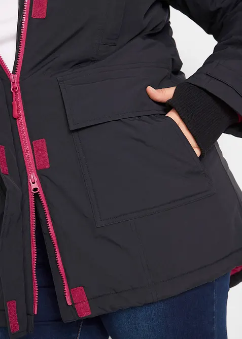 Parka tecnico imbottito impermeabile, bonprix