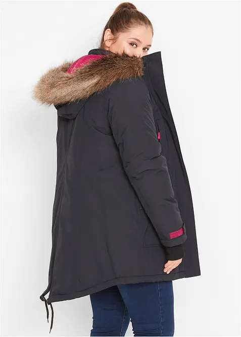 Parka tecnico imbottito impermeabile, bonprix