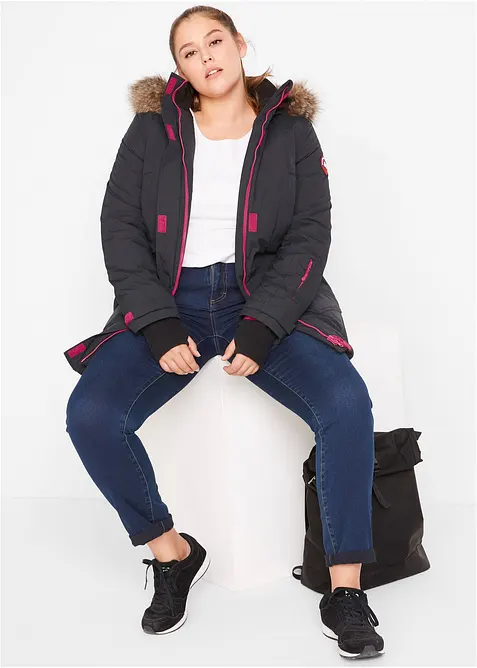 Parka tecnico imbottito impermeabile, bonprix