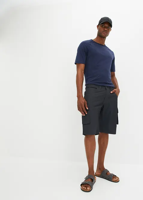 Bermuda cargo in puro cotone, relaxed fit, bonprix