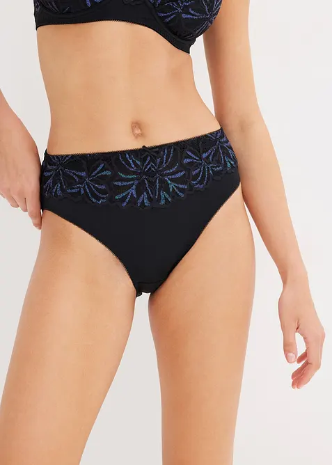 Slip alto con filato glitterato multicolore, bonprix