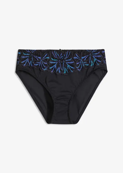 Slip alto con filato glitterato multicolore, bonprix