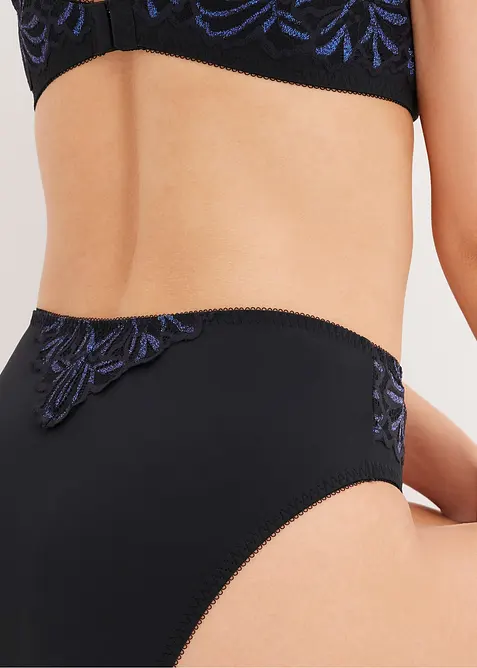 Slip alto con filato glitterato multicolore, bonprix